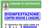 03/05: Disinfestazione contro mosche e zanzare